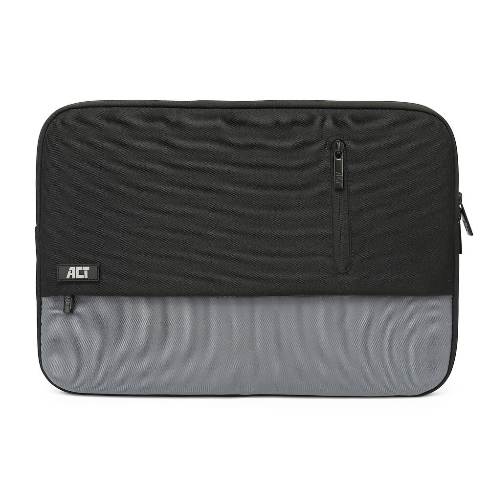 Urban laptop sleeve for laptops up to 14.1”, made from recycled plastic bottles