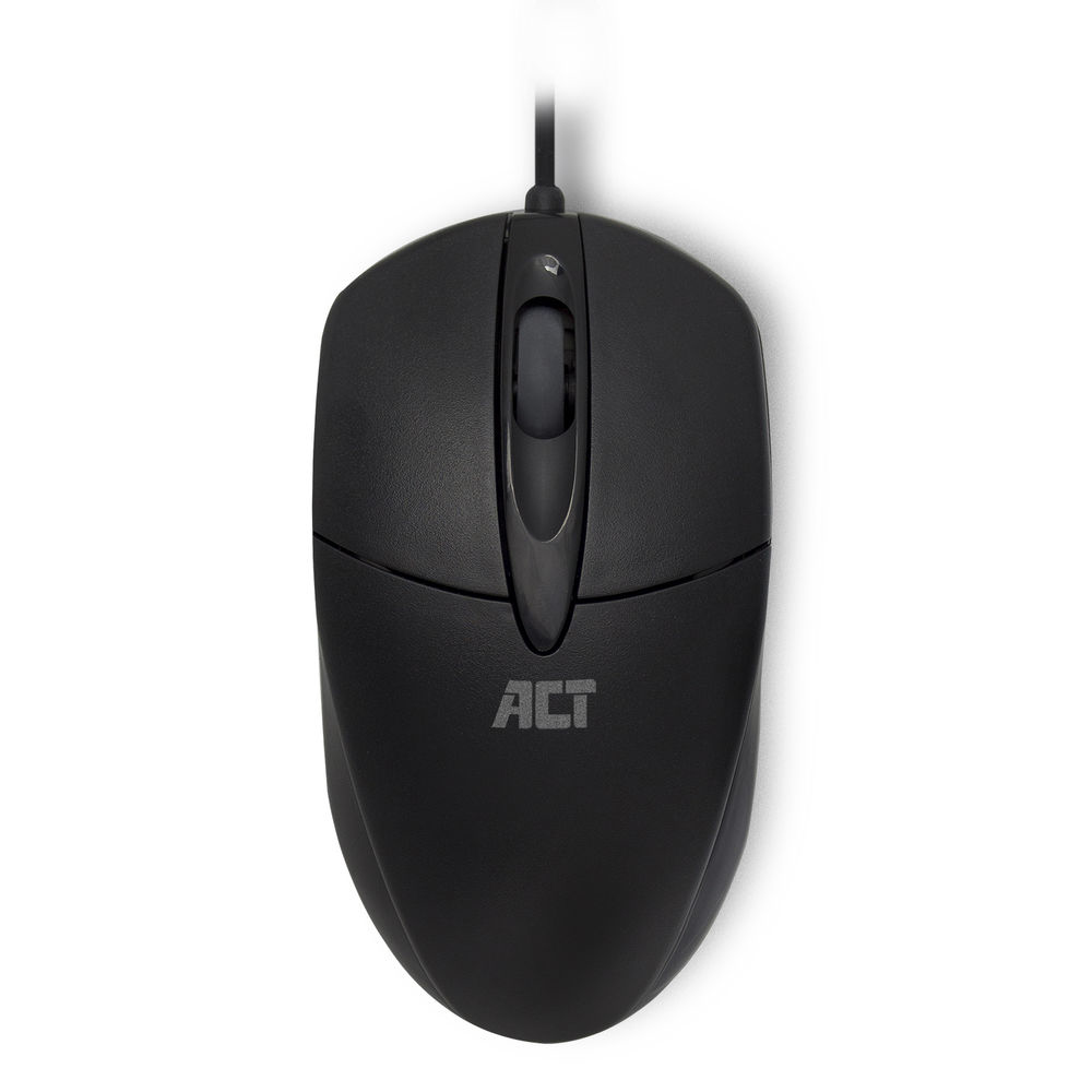 Wired Optical Mouse, USB cable, 1000 dpi, black