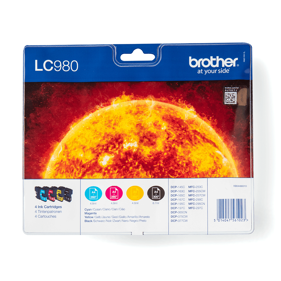 FP Brother LC980 Value Pack (BK,C,M,Y)