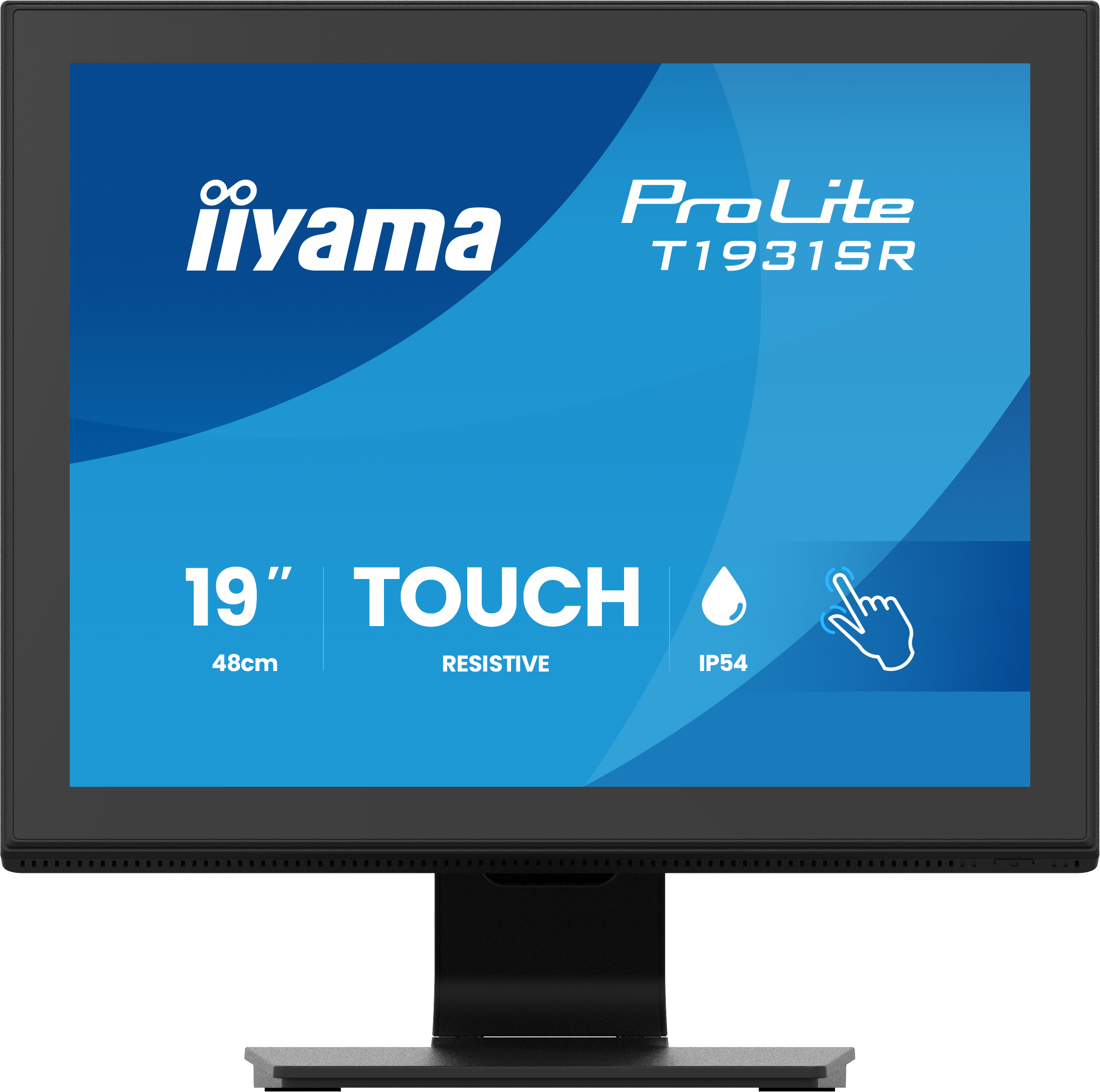 48,3 cm (19") 1280x1024 iiyama T1931SR-B2S 5:4 IPS 14 ms DisplayPort VESA Speaker