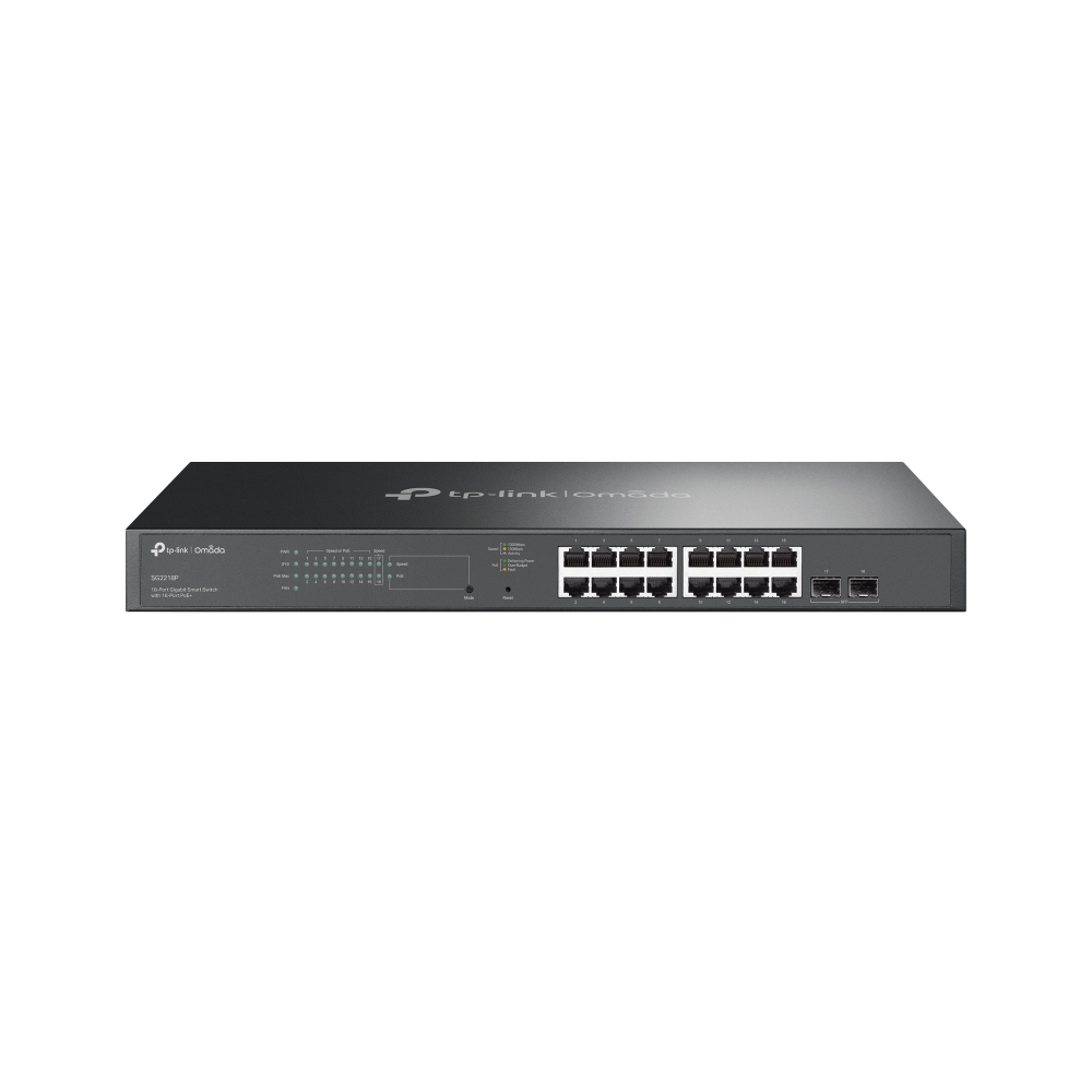 TP-LINK Omada 18-Port PoE+ Gigabit Smart Switch with 2 SFP Slots