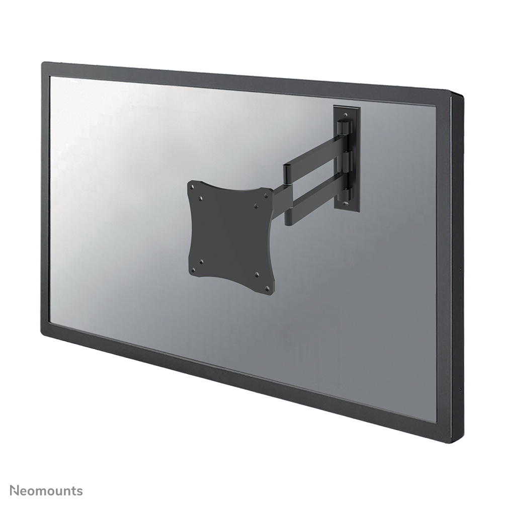 Neomounts FPMA-W830BLACK Wandhalterung mit drei Drehpunkten für Flachbildschirme bis 27" (69 cm)