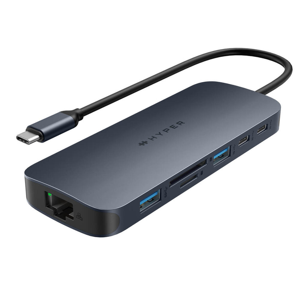 TARGUS HyperDrive EcoSmart Gen.2 Dual HDMI USB-C 11-in-1 Hub w 140 W PD3.1 Pass-Thru - For MST enabled devices