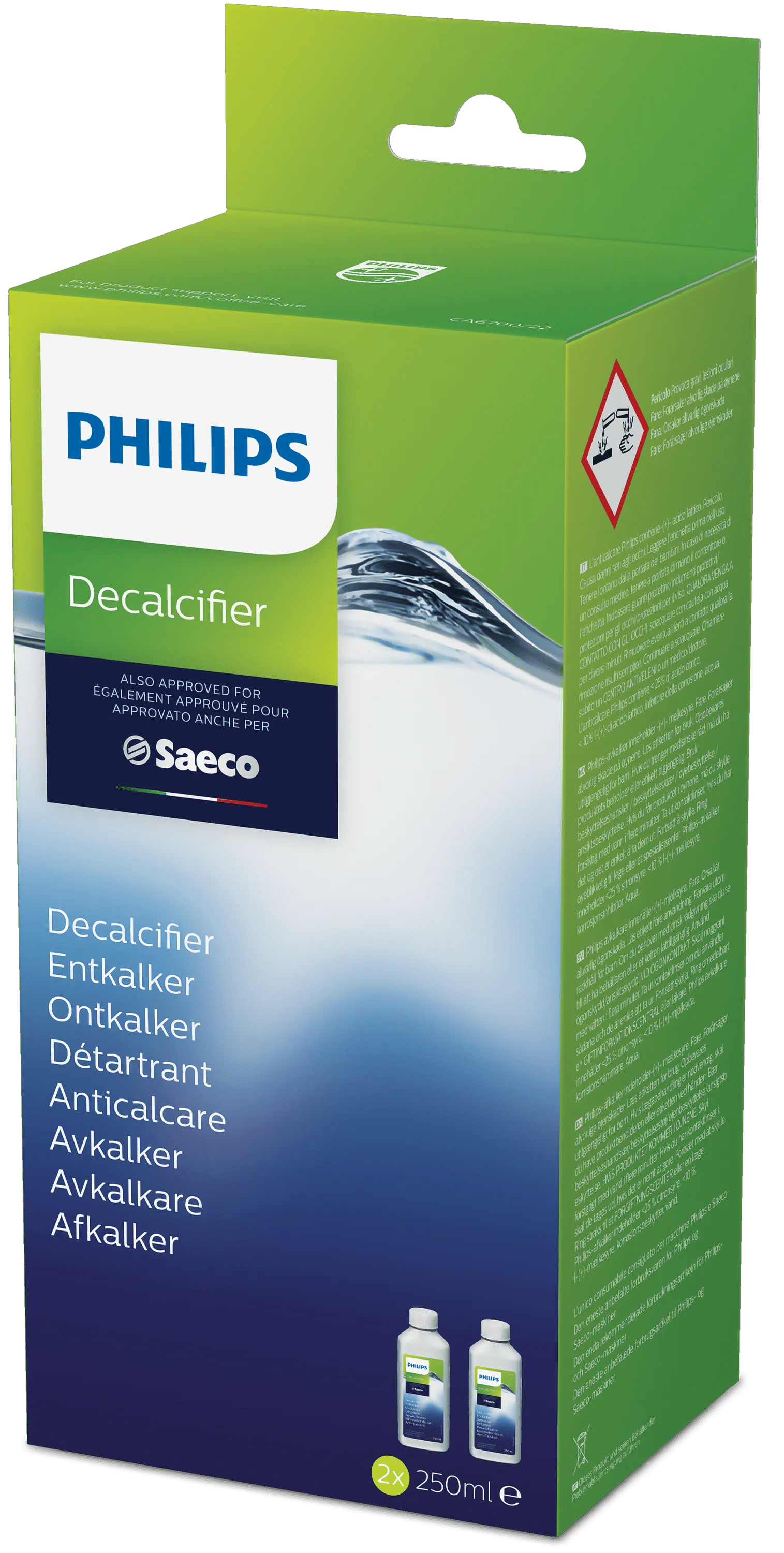 Philips Original Entkalker Saeco CA6700/22 (2x 250ml)
