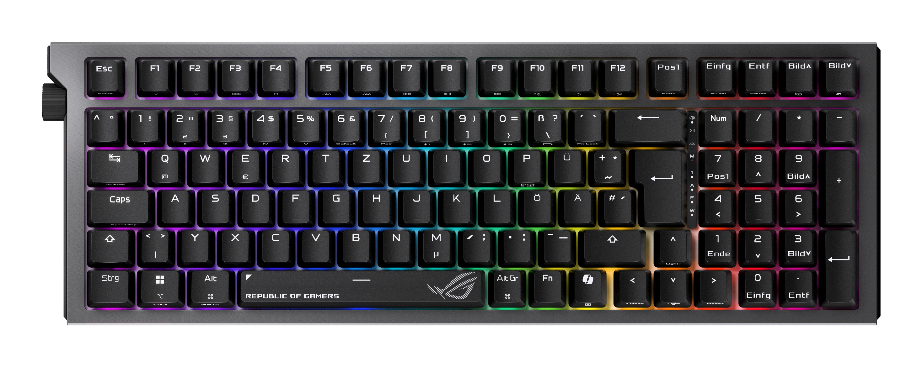 Asus ROG STRIX MORPH 96 Wireless black DE-Layout, ROG NX V2