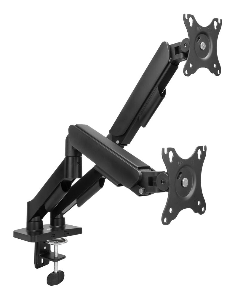 Monitor arm 34 inch , gas spring, 2 monitors, ACT Essentials