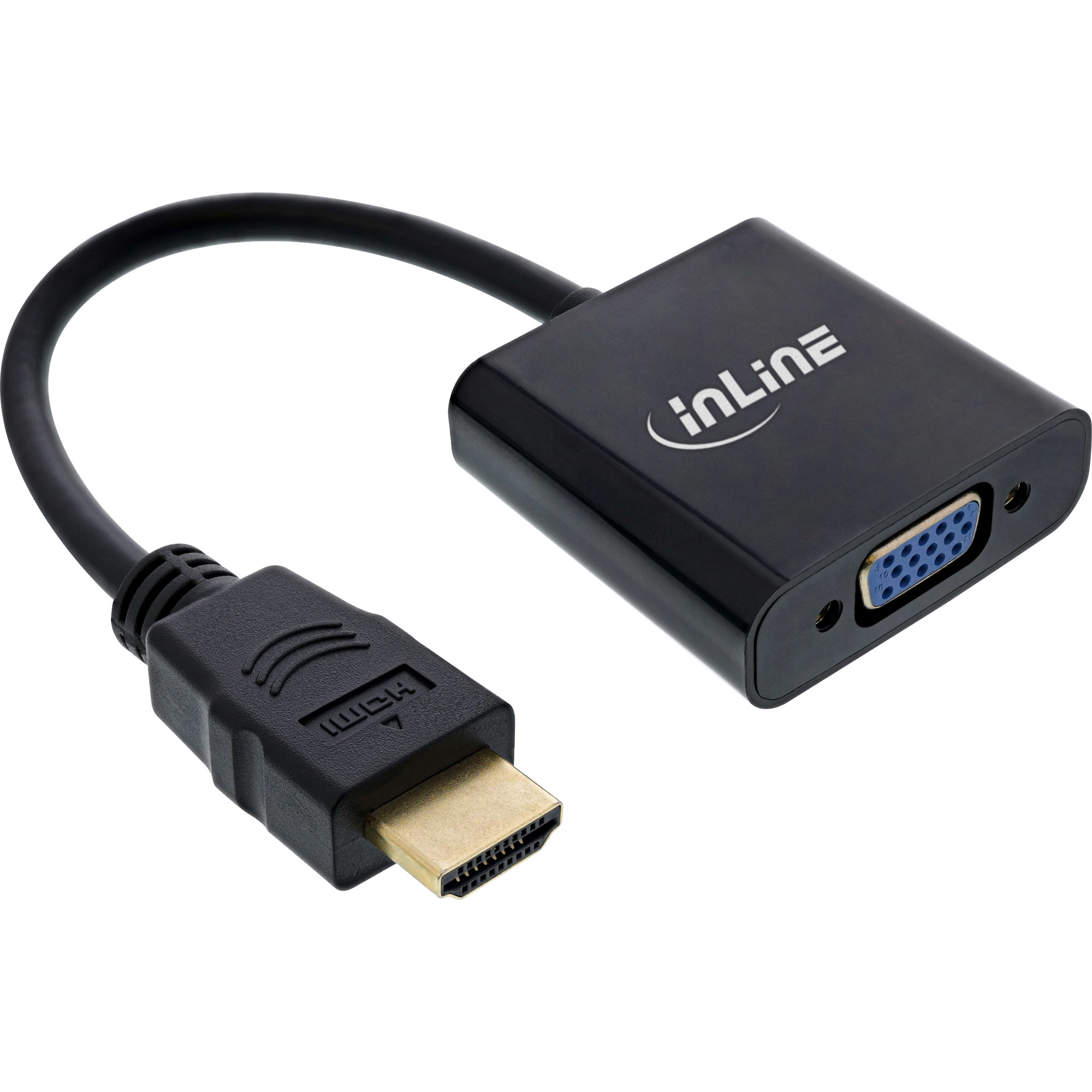 Intos Inline Videokonverter HDMI Stecker auf VGA Buchse