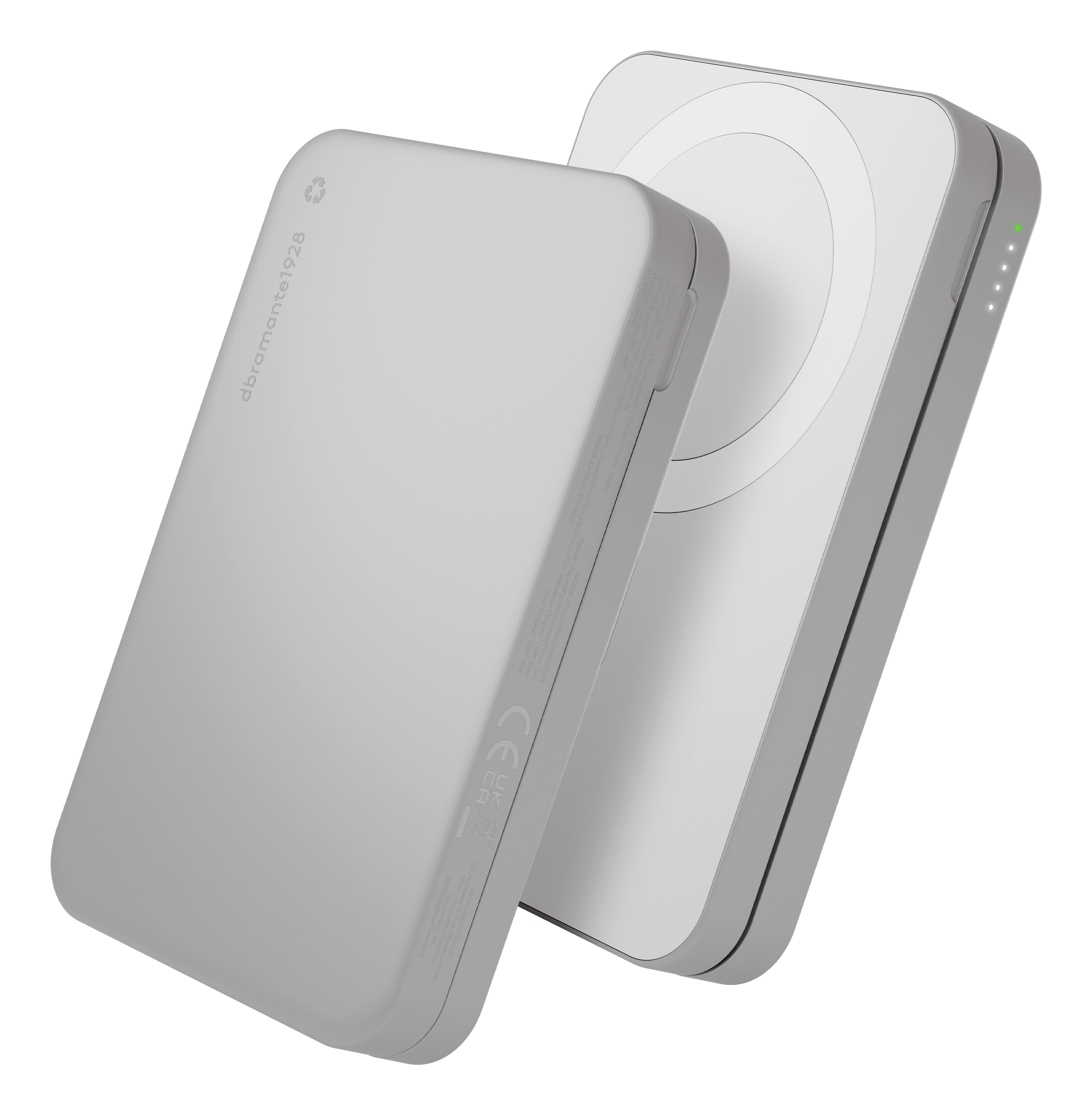 dbramante1928 rechargePowerBank8KWL3in1Qi1.3WHT