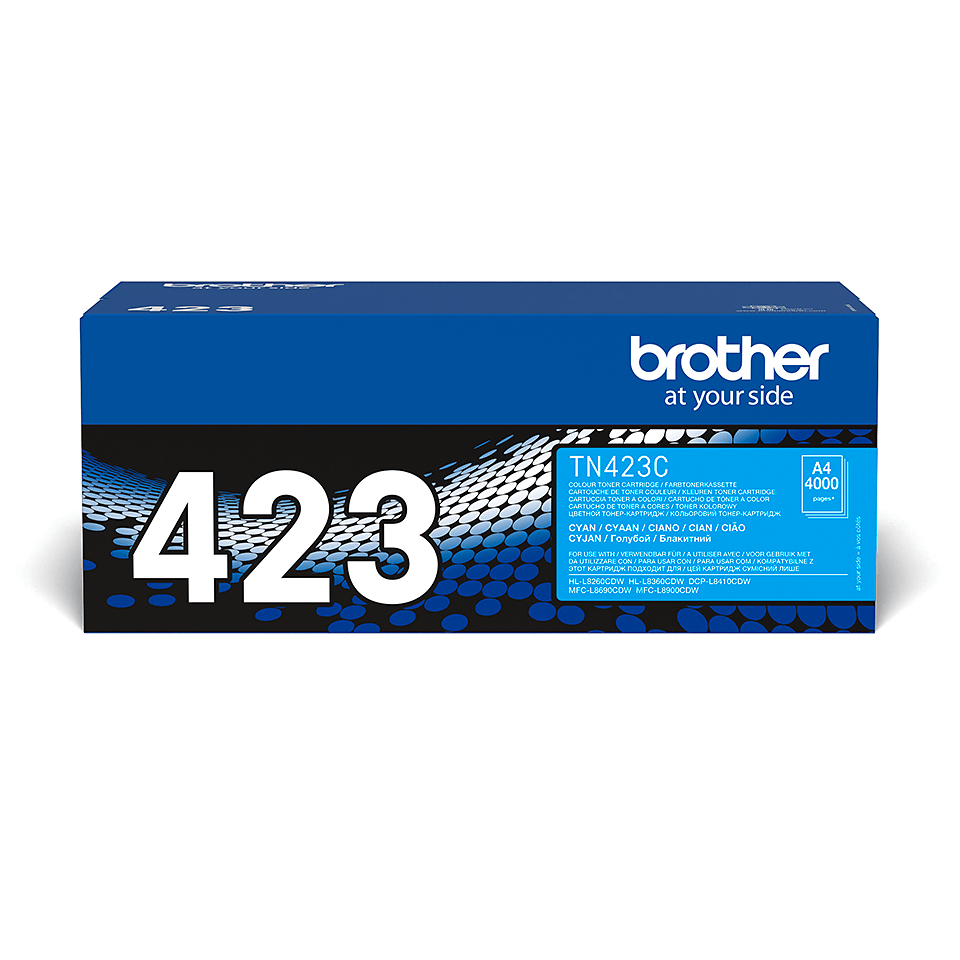 Brother Toner TN-423C Cyan bis zu 4.000 Seiten nach ISO 19798