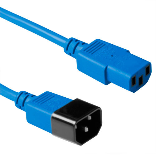 Powercord C13 - C14 blue 1.8 m