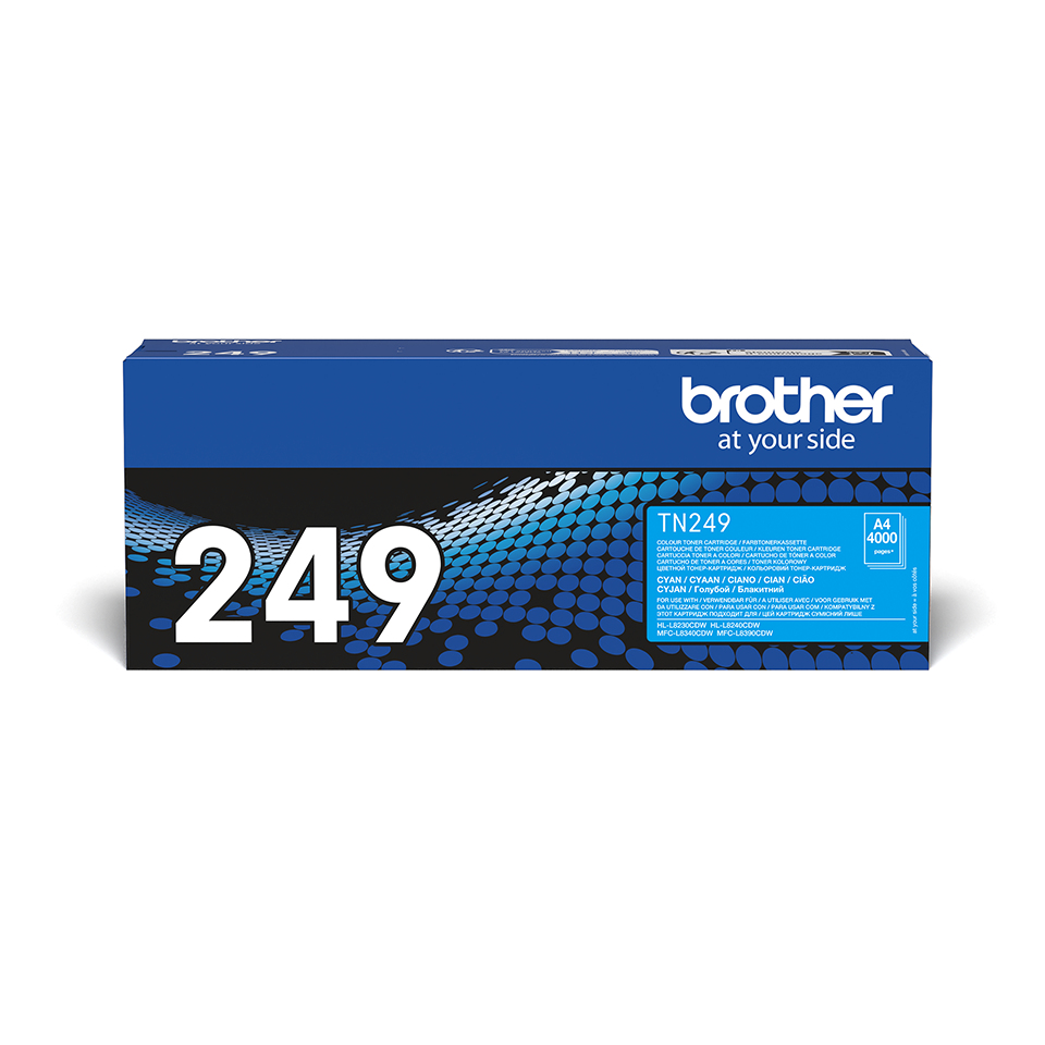 Brother TN249C | 4000Sider | Cyan