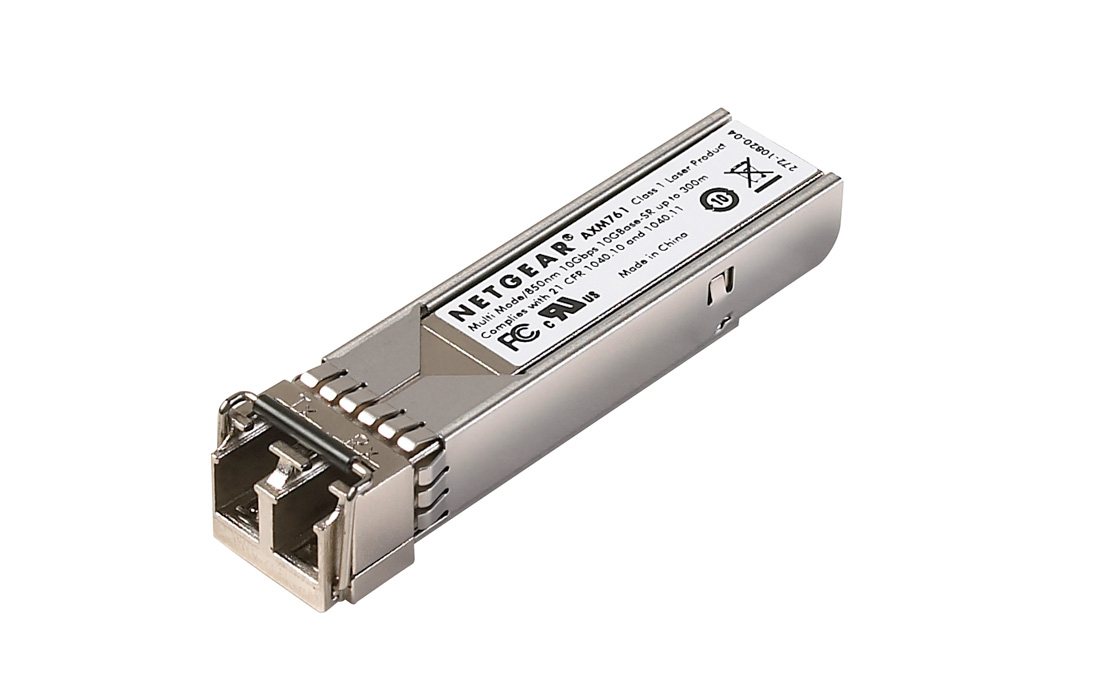 Netgear 10G-BIT SR SFP+ MODULE 10 Gigabit SR SFP+ Module,  10000 Mbit/s, 300 m, 10Gbase-SR
