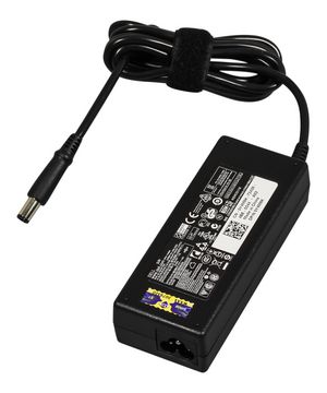 Dell AC Adapter, 90W, 19.5V, 3  Pin, 7.4mm, C6 Power Cord  (Not incl.) 0W6KV, Monitor, Indoor, 90 W, Black, AC-to-DC, Dell