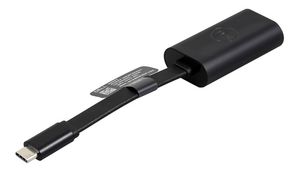 Dell Adapter USB-C To Ethernet 470-ABND, Gigabit Ethernet,  USB Type-C, Male/Female, Black