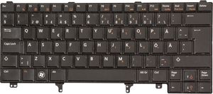 Dell Keyboard, Swedish/Finnish, 84  Keys, Black, Expanded Memory  Specification Non Backlit.