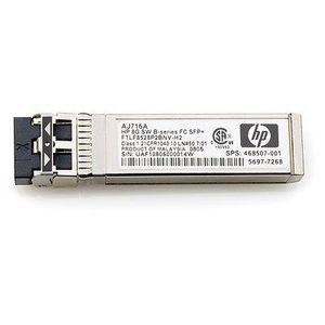 HP 8Gb Shortwave B FC SFP+ 1 **Refurbished** 8-Gb Short Wave B-Series FC SFP+ 1 Pack