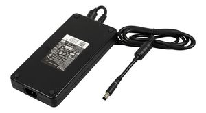 Dell AC Adapter, 240W, 19.5V, 3  Pin, 7.4mm, C14 Power Cord  (Not incl.) FWCRC, Notebook, Indoor, 240 W, Black, AC-to-DC, DELL