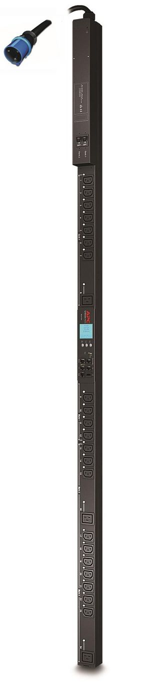 APC Switched Rack PDU 2G Zero U Rack AC 200/208/230V Ethernet 10/100 RS-232 input IEC 60309 output connectors 24 0U Black