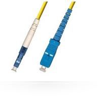 MicroConnect LC/UPC-SC/UPC 2m OS2 Fibre  Patch Cable Singlemode  Simplex OS1/OS2 Yellow