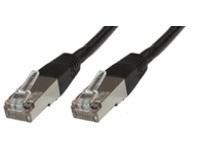 MicroConnect F/UTP CAT5e 2m Black PVC Outer Shield : Foil screening 4x2xAWG 26 CCA