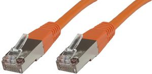 MicroConnect F/UTP CAT6 5m Orange PVC Outer Shield : Foil screening 4x2xAWG 27 CCA