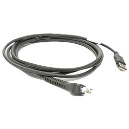 Zebra USB Cable Serie A, Grey, 2.1m Straight