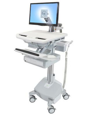 ERGOTRON StyleView Wagen mit LCD-Arm LiFe-Antrieb 1 Schublade EU SAU-EU