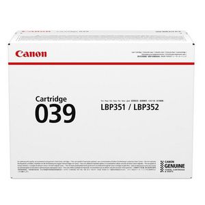Canon Toner black, 11K pages 039, 11000 pages, Black, 1  pc(s)