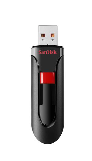STICK 64GB USB 2.0 Sandisk Cruzer Glide black