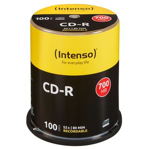 Intenso CD-R 80 / 700MB 52x Speed, Cakebox