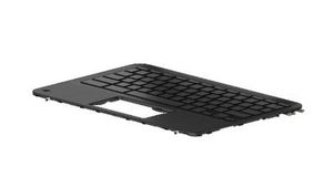 HP SPS-TOP CVR GREY W/KB L92215-DH1, Housing base +  keyboard, Nordic, HP, Chromebook x360 11 G3