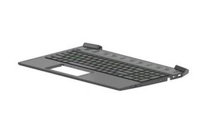 HP TOP COVER GSW W KB GSW BL NORD L72598-DH1, Housing base +  keyboard, Nordic, Keyboard backlit, HP, Pavilion Gaming 15