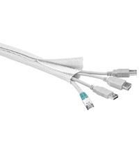 MicroConnect Cablesock W/hook and loop 1,8m Tube dimameter: 2-4cm White