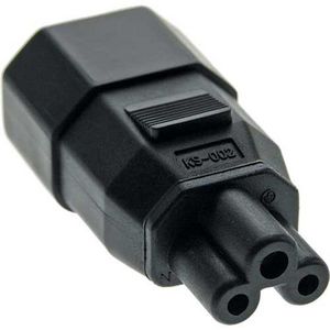 MicroConnect Power Adapter C14 to C5 IEC 320 C14 - IEC 320 C5 Black