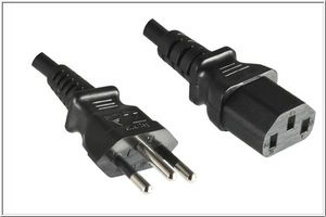 MicroConnect Power Cord Brazil to C13 1.8m Brazil Power Type N to C13 H05VV-F 3 x 0.75mm?