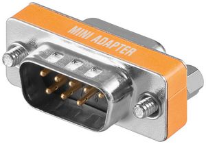MicroConnect Mini Gender DB9 M/F Null Modem DB9 Male to Female Bulk