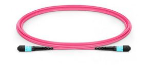 Lanview 12 cores MPO/UPC-MPO/UPC  female to female  OM4, 10M,  LSZH Polarity B   IL<lt/> 0.75db DOUBLE SHEATHED cable diameter 4.5mm Fibre