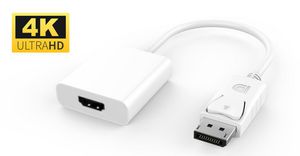 MicroConnect Active Displayport Adapter 1.2 DP male to HDMI female, White, Resolution : 4096x2160, Supporting 4K*2K@30Hz