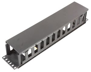 MicroConnect Cable Management 19" 2U Full Plastic