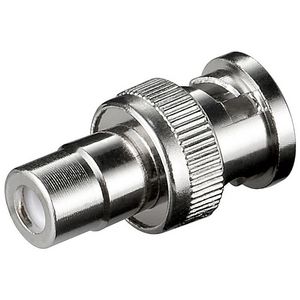 MicroConnect NC 1524 RCA F - BNC M BNCRCAADAPTOR1, BNC, RCA,  Male/Female, Metallic
