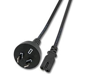 MicroConnect Australia to C7 Power Cord  1.8m, Black H03VV 2G 0.75 mm?