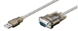 MicroConnect USB2.0 - Serial DB9 M-M, 1,5m with Prolific chipset Latest software driver updates can be found on www.prolific.com.tw