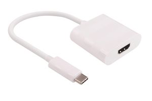 MicroConnect USB-C to HDMI, White Video resolution Up 4K*2K@30Hz 0,15m, M - F