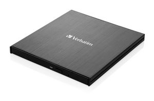 Verbatim Externer Slimline CD/DVD-Brenner mit USB-C-Anschluss