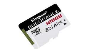 Kingston 128GB microSDXC Endurance C10 Technology High Endurance,  128 GB, MicroSD, Class 10, UHS-I, 95 MB/s, 45 MB/s
