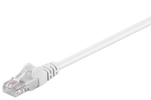 MicroConnect U/UTP CAT5e 3M White PVC Unshielded Network Cable, PVC, 4x2xAWG 26 CCA