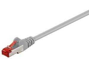 MicroConnect F/UTP CAT6 5m Grey PVC Outer Shield : Foil screening 4x2xAWG 27 CCA
