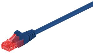 MicroConnect U/UTP CAT6 0.5M Blue PVC Unshielded Network Cable, PVC, 4x2xAWG 26 CCA
