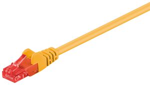 MicroConnect U/UTP CAT6 0.25M Yellow PVC Unshielded Network Cable, PVC, 4x2xAWG 26 CCA