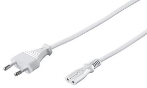 MicroConnect Power Cord Notebook 10m White PE0307100W, 10 m, White